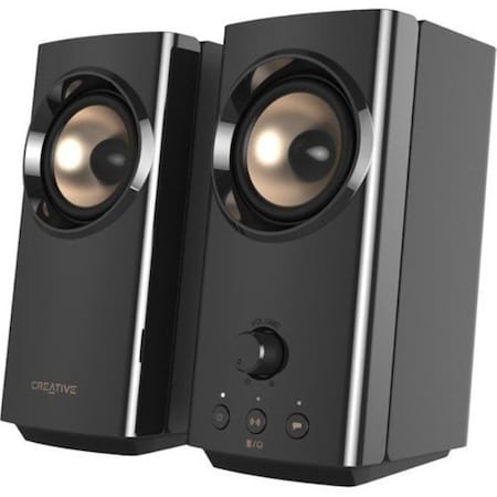 Creative Labs T60 Compact 2.0 Desktop Speaker System, Black MF1705AA000